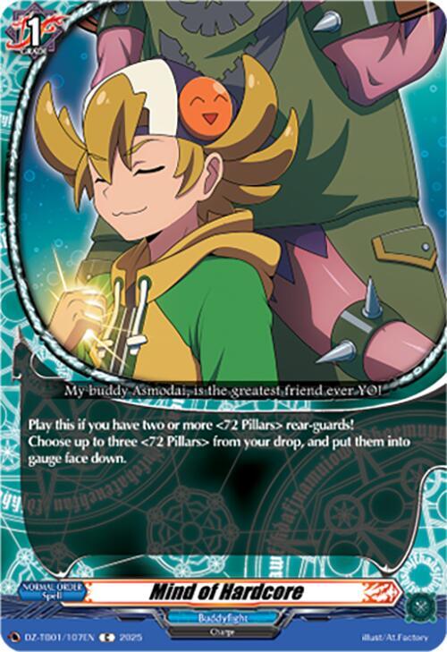 Mind of Hardcore, DZ-TB01: Future Card Buddyfight DZ-TB01/107EN
