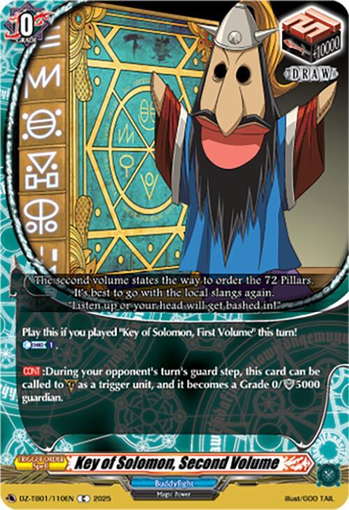 Key of Solomon, Second Volume, DZ-TB01: Future Card Buddyfight DZ-TB01/110EN
