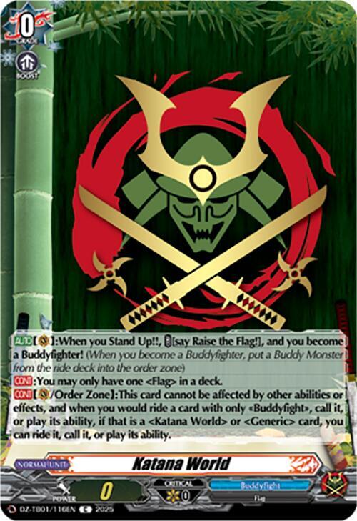Katana World, DZ-TB01: Future Card Buddyfight DZ-TB01/116EN