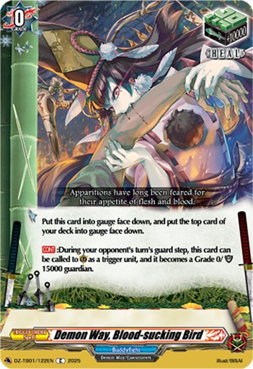 Demon Way, Blood-sucking Bird, DZ-TB01: Future Card Buddyfight DZ-TB01/122EN