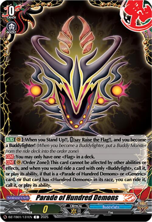 Parade of Hundred Demons, DZ-TB01: Future Card Buddyfight DZ-TB01/131EN