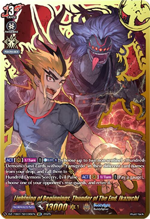 Lightning of Beginnings, Thunder of The End, Ikazuchi (SEC), DZ-TB01: Future Card Buddyfight DZ-TB01/SEC06EN