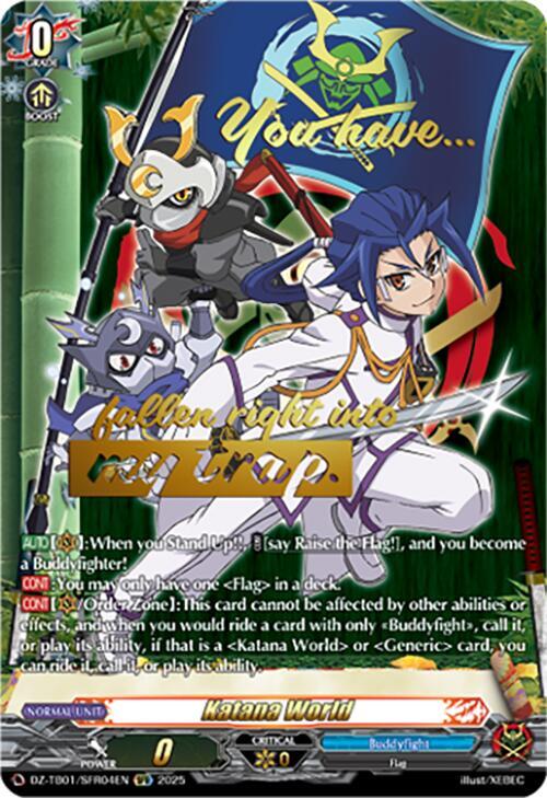 Katana World (SFR), DZ-TB01: Future Card Buddyfight DZ-TB01/SFR04EN