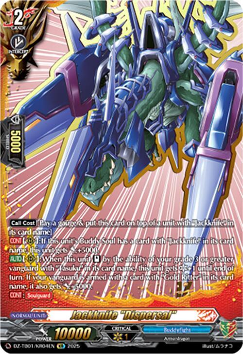 Jackknife "Dispersal" (KR), DZ-TB01: Future Card Buddyfight DZ-TB01/KR04EN