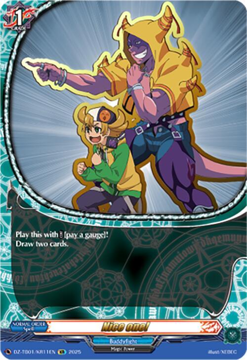 Nice one! (KR), DZ-TB01: Future Card Buddyfight DZ-TB01/KR11EN
