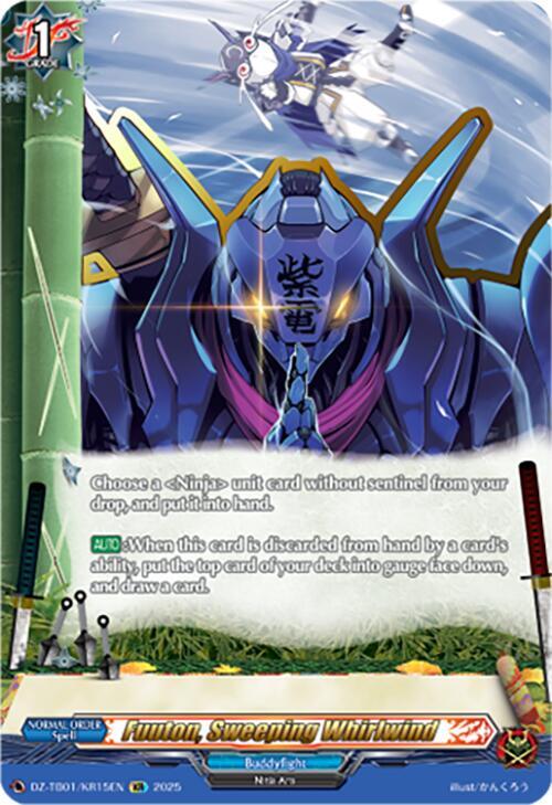Fuuton, Sweeping Whirlwind (KR), DZ-TB01: Future Card Buddyfight DZ-TB01/KR15EN