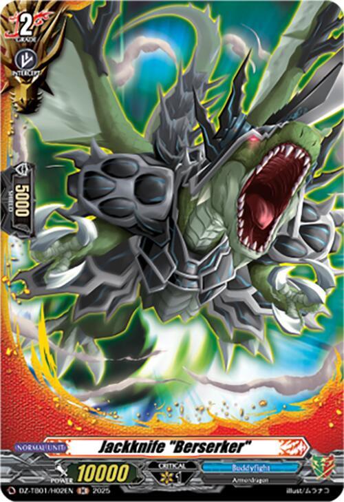Jackknife "Berserker" (H), DZ-TB01: Future Card Buddyfight DZ-TB01/H02EN