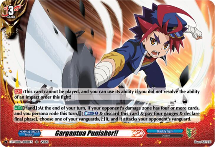 Gargantua Punisher!! (H), DZ-TB01: Future Card Buddyfight DZ-TB01/H08EN