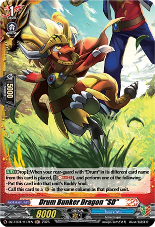 Drum Bunker Dragon "SD" (H), DZ-TB01: Future Card Buddyfight DZ-TB01/H17EN