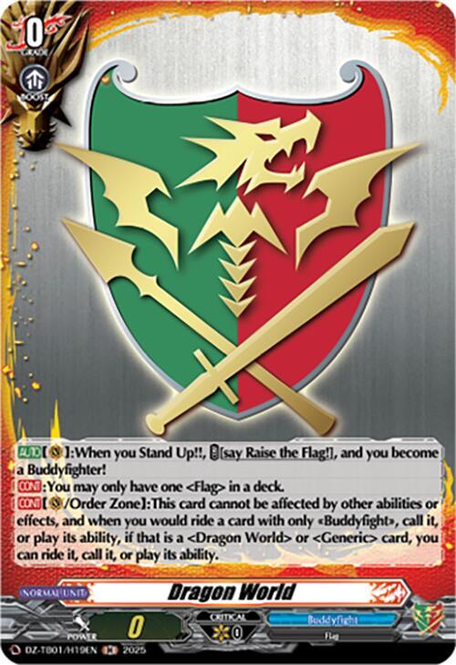 Dragon World (H), DZ-TB01: Future Card Buddyfight DZ-TB01/H19EN