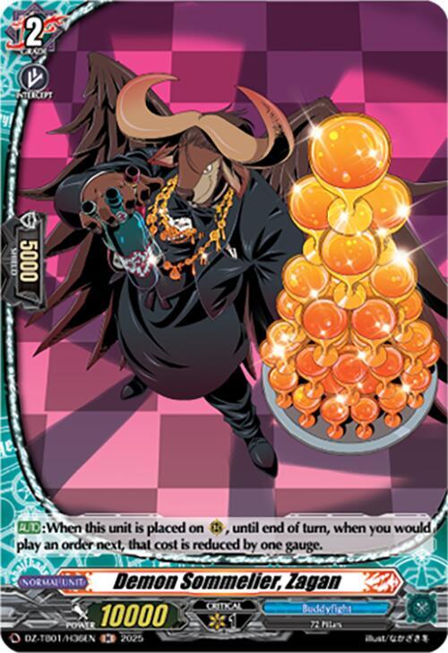 Demon Sommelier, Zagan (H), DZ-TB01: Future Card Buddyfight DZ-TB01/H36EN