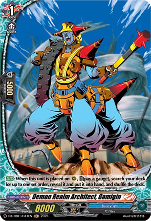 Demon Realm Architect, Gamigin (H), DZ-TB01: Future Card Buddyfight DZ-TB01/H41EN