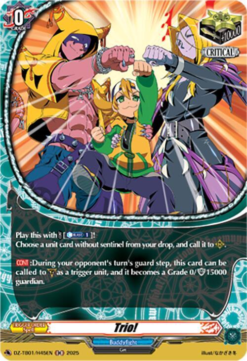 Trio! (H), DZ-TB01: Future Card Buddyfight DZ-TB01/H45EN