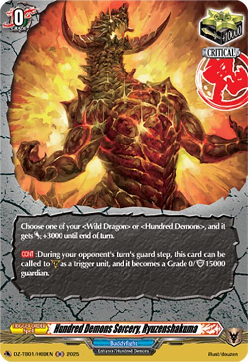 Hundred Demons Sorcery, Ryuzenshakuma (H), DZ-TB01: Future Card Buddyfight DZ-TB01/H69EN