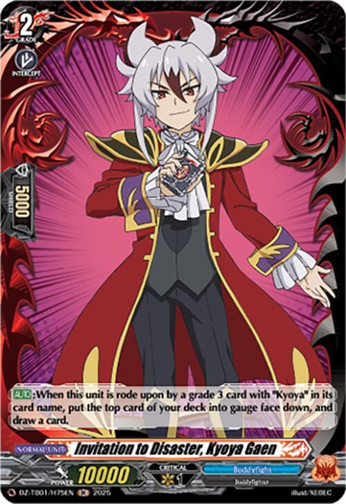 Invitation to Disaster, Kyoya Gaen (H), DZ-TB01: Future Card Buddyfight DZ-TB01/H75EN