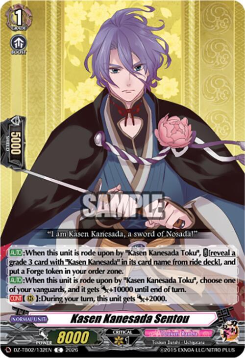 Kasen Kanesada Sentou, DZ-TB02: Touken Ranbu Online DZ-TB02/132EN
