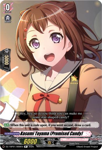 Kasumi Toyama [Promised Candy], DZ-TBP01: BanG Dream! Girls Band Party! DZ-TBP01/069EN