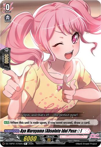 Aya Maruyama [Absolute Idol Pose], DZ-TBP01: BanG Dream! Girls Band Party! DZ-TBP01/075EN