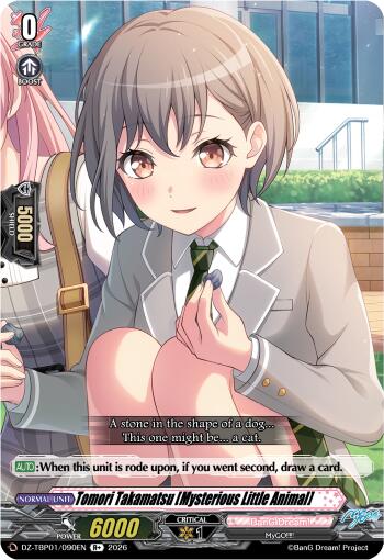 Tomori Takamatsu [Mysterious Little Animal], DZ-TBP01: BanG Dream! Girls Band Party! DZ-TBP01/090EN