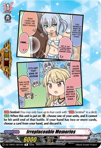 Irreplaceable Memories (F), DZ-TBP01: BanG Dream! Girls Band Party! DZ-TBP01/091fEN