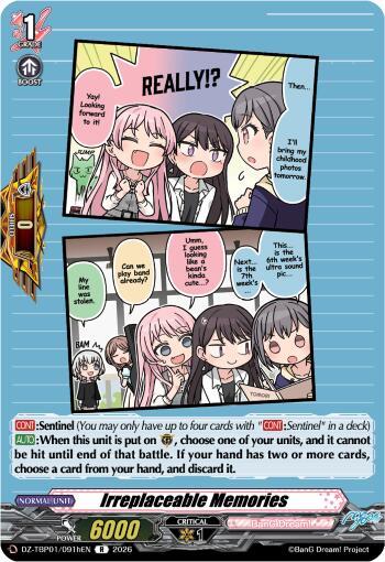 Irreplaceable Memories (H), DZ-TBP01: BanG Dream! Girls Band Party! DZ-TBP01/091hEN
