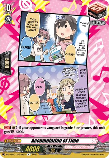 Accumulation of Time (A), DZ-TBP01: BanG Dream! Girls Band Party! DZ-TBP01/093aEN