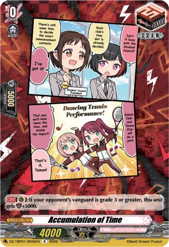 Accumulation of Time (B), DZ-TBP01: BanG Dream! Girls Band Party! DZ-TBP01/093bEN