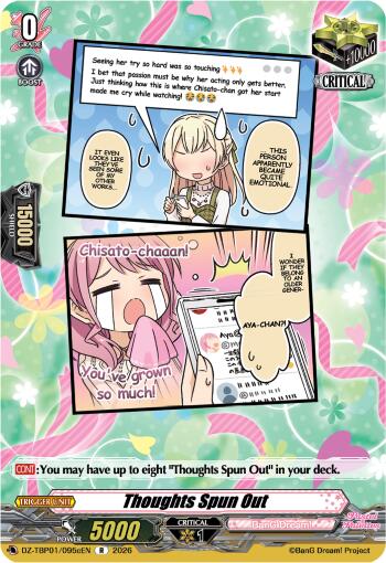 Thoughts Spun Out (C), DZ-TBP01: BanG Dream! Girls Band Party! DZ-TBP01/095cEN