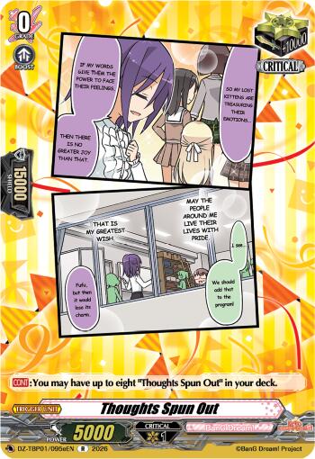 Thoughts Spun Out (E), DZ-TBP01: BanG Dream! Girls Band Party! DZ-TBP01/095eEN