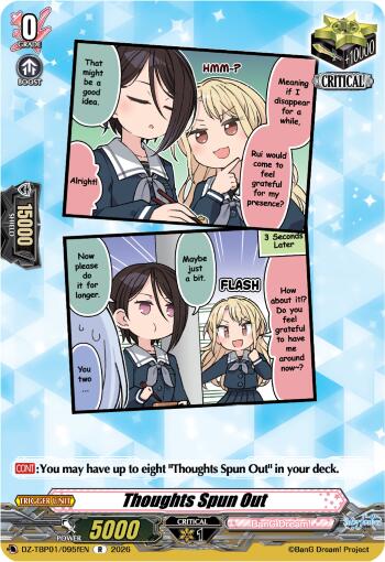 Thoughts Spun Out (F), DZ-TBP01: BanG Dream! Girls Band Party! DZ-TBP01/095fEN