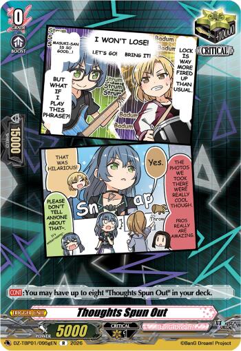 Thoughts Spun Out (G), DZ-TBP01: BanG Dream! Girls Band Party! DZ-TBP01/095gEN