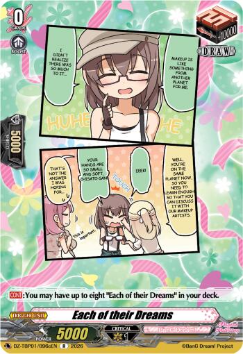 Each of their Dreams (C), DZ-TBP01: BanG Dream! Girls Band Party! DZ-TBP01/096cEN