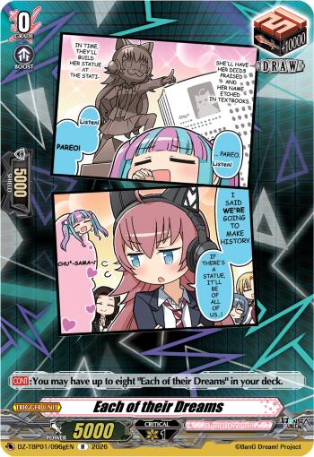 Each of their Dreams (G), DZ-TBP01: BanG Dream! Girls Band Party! DZ-TBP01/096gEN