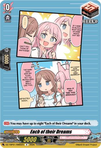Each of their Dreams (H), DZ-TBP01: BanG Dream! Girls Band Party! DZ-TBP01/096hEN