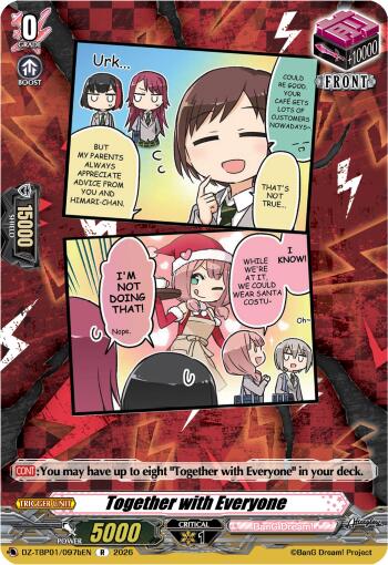 Together with Everyone (B), DZ-TBP01: BanG Dream! Girls Band Party! DZ-TBP01/097bEN