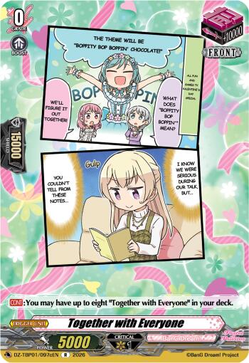 Together with Everyone (C), DZ-TBP01: BanG Dream! Girls Band Party! DZ-TBP01/097cEN