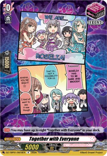 Together with Everyone (D), DZ-TBP01: BanG Dream! Girls Band Party! DZ-TBP01/097dEN