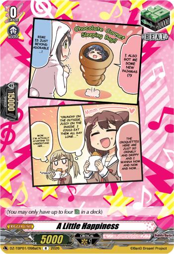 A Little Happiness (A), DZ-TBP01: BanG Dream! Girls Band Party! DZ-TBP01/098aEN