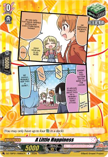 A Little Happiness (E), DZ-TBP01: BanG Dream! Girls Band Party! DZ-TBP01/098eEN