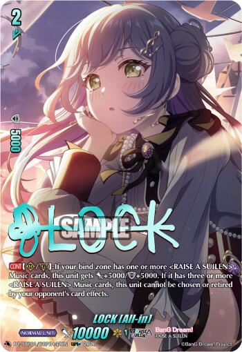 LOCK [All-in] (GBPR+), DZ-TBP01: BanG Dream! Girls Band Party! DZ-TBP01/GBPR+32EN