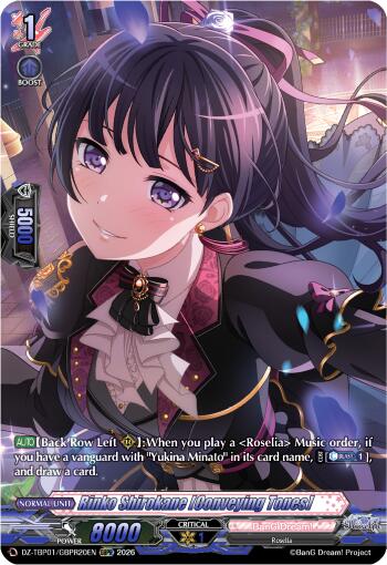 Rinko Shirokane [Conveying Tones] (GBPR), DZ-TBP01: BanG Dream! Girls Band Party! DZ-TBP01/GBPR20EN