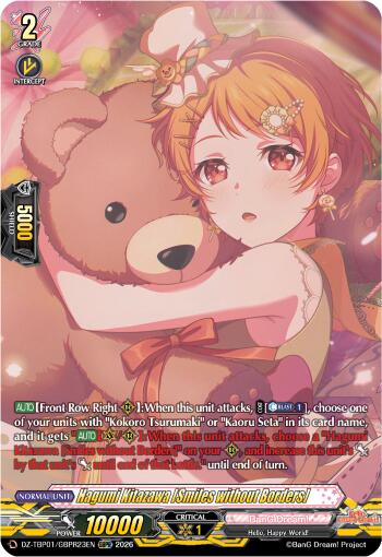 Hagumi Kitazawa [Smiles without Borders] (GBPR), DZ-TBP01: BanG Dream! Girls Band Party! DZ-TBP01/GBPR23EN