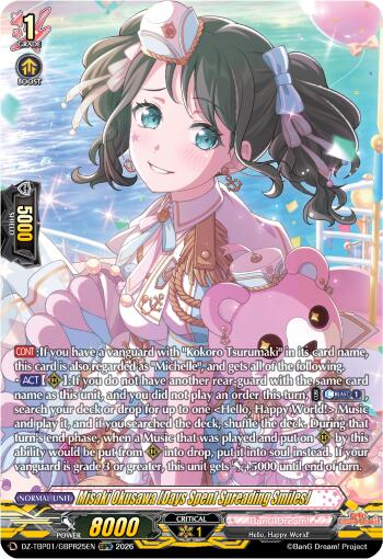Misaki Okusawa [Days Spent Spreading Smiles] (GBPR), DZ-TBP01: BanG Dream! Girls Band Party! DZ-TBP01/GBPR25EN