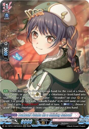Tsukushi Futaba [In a Shining School] (GBPR), DZ-TBP01: BanG Dream! Girls Band Party! DZ-TBP01/GBPR29EN