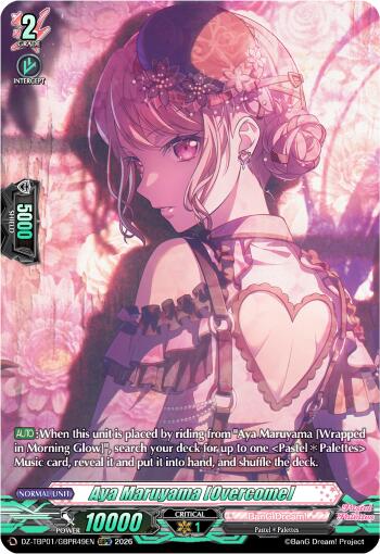 Aya Maruyama [Overcome] (GBPR), DZ-TBP01: BanG Dream! Girls Band Party! DZ-TBP01/GBPR49EN