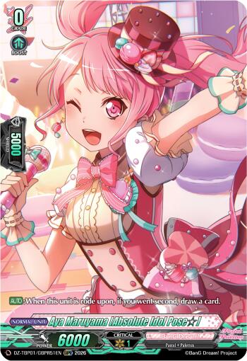 Aya Maruyama [Absolute Idol Pose] (GBPR), DZ-TBP01: BanG Dream! Girls Band Party! DZ-TBP01/GBPR51EN