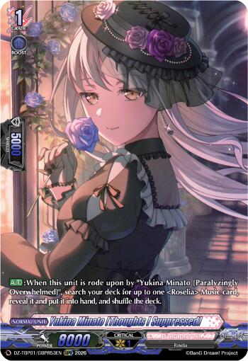 Yukina Minato [Thoughts I Suppressed] (GBPR), DZ-TBP01: BanG Dream! Girls Band Party! DZ-TBP01/GBPR53EN