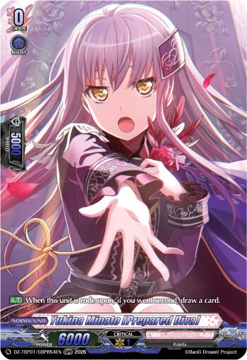 Yukina Minato [Prepared Diva] (GBPR), DZ-TBP01: BanG Dream! Girls Band Party! DZ-TBP01/GBPR54EN