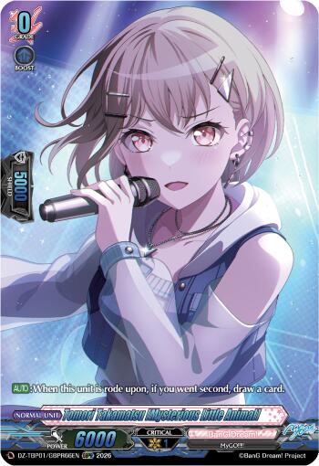 Tomori Takamatsu [Mysterious Little Animal] (GBPR), DZ-TBP01: BanG Dream! Girls Band Party! DZ-TBP01/GBPR66EN