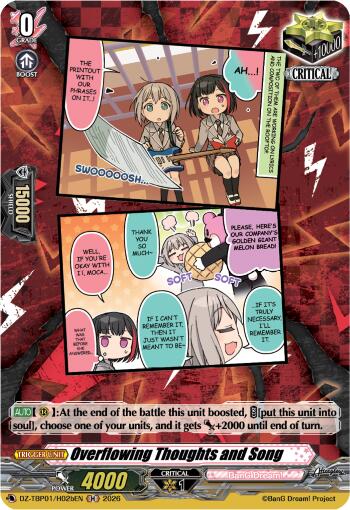 Overflowing Thoughts and Song (B) (H), DZ-TBP01: BanG Dream! Girls Band Party! DZ-TBP01/H02bEN